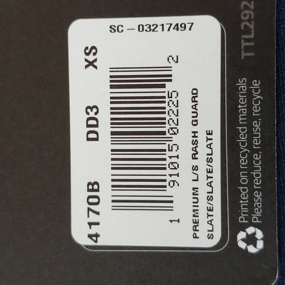 NWT O'Neill Premium Skins 6oz Long Sleeve Rash Guard Slate Blue Size XS - Picture 11 of 12